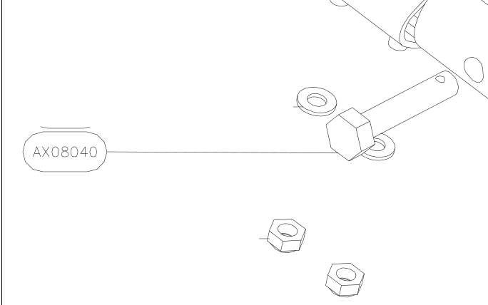 AX08040 – Front wing strut (X-Air) spare part diagram
