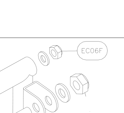 EC06F – Flaps control (Hanuman) spare part diagram