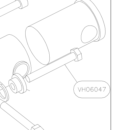 VH06047 – Elevator tube rear part (Hanuman) spare part diagram