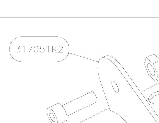 317051K2 – Lower fuselage tube (Hanuman) spare part diagram