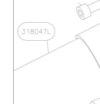 318047L – Upper fuselage tube (Hanuman) spare part diagram