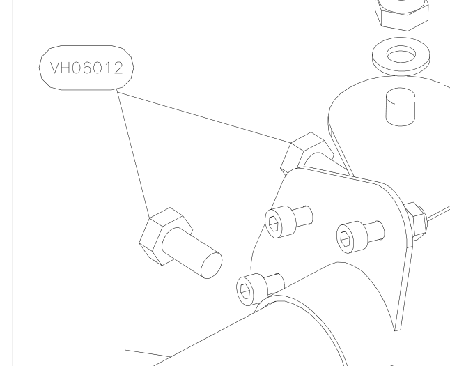 VH06012 – Upper fuselage tube (Hanuman) spare part diagram