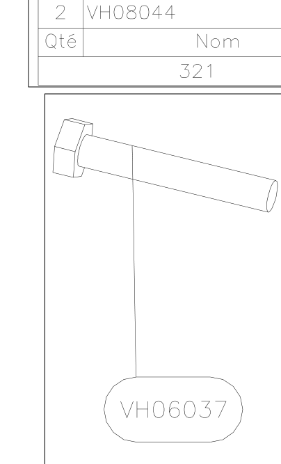 VH06037 – Fin trailing edge (Hanuman) spare part diagram