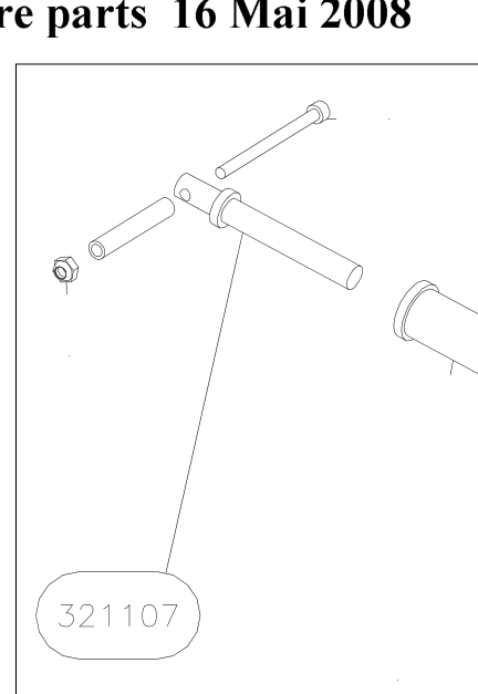321107 – Fin compression tube (Hanuman) spare part diagram