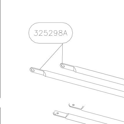 325298A – Side fuselage stiffeners (Hanuman) spare part diagram