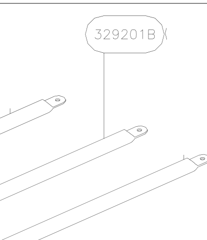 329201B – Side diagonal fuselage holders (Hanuman) spare part diagram