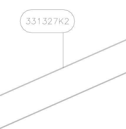 331327K2 – Fin + stab mounting with harness (Hanuman) spare part diagram