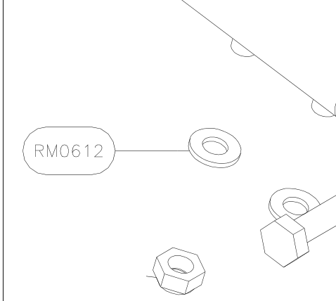 RM0612 – Rear wing strut (X-Air) spare part diagram
