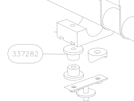 337282 – Control stick assy (Hanuman) spare part diagram