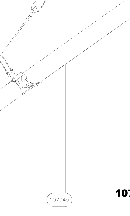107045 – Elevator control tube (X-Air) spare part diagram