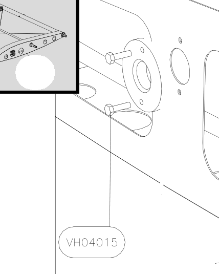 VH04015 – Elevator tube guiding plate (Hanuman) spare part diagram