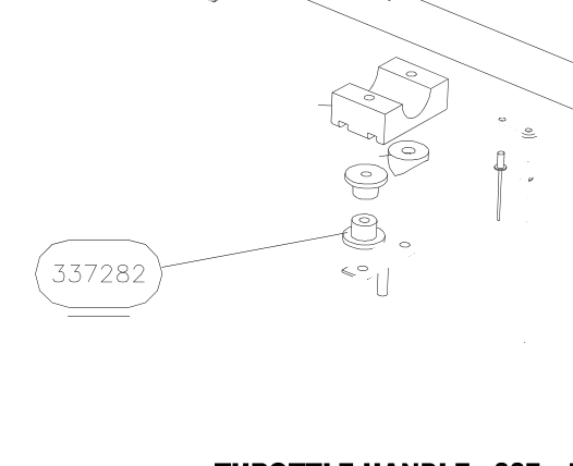 337282 – Throttle handle assy (Hanuman) spare part diagram