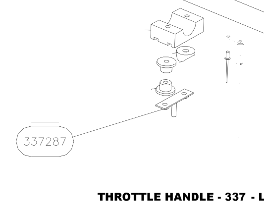 337287 – Throttle handle assy (Hanuman) spare part diagram