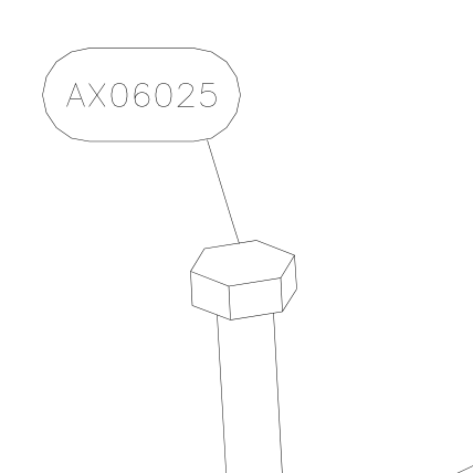 AX06025 – Aileron control in wing (Hanuman) spare part diagram