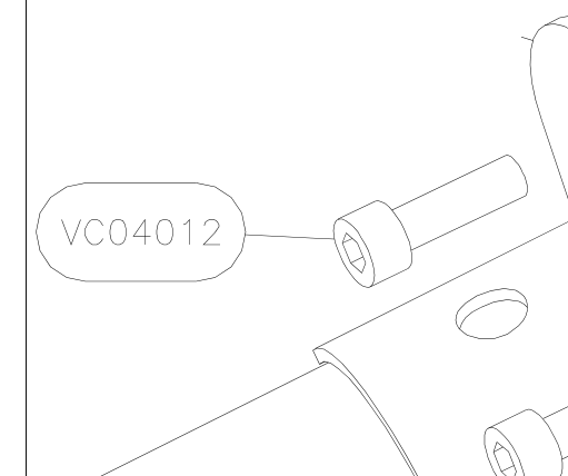 VC04012 – Cabin rear side tubes (Hanuman) spare part diagram