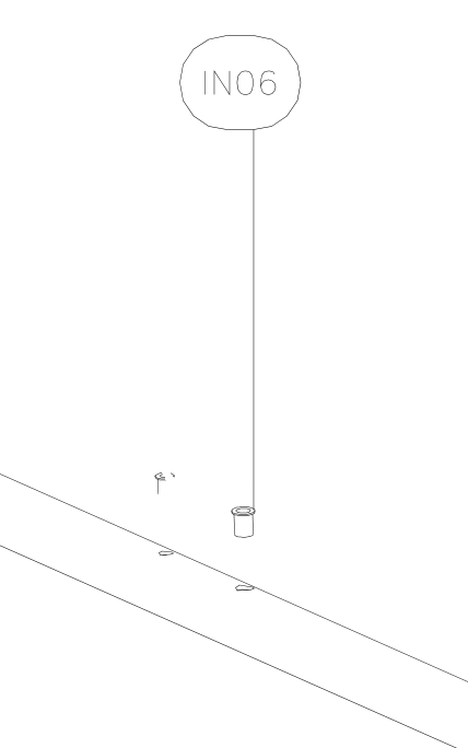 IN06 – Cabin front tubes (Hanuman) spare part diagram
