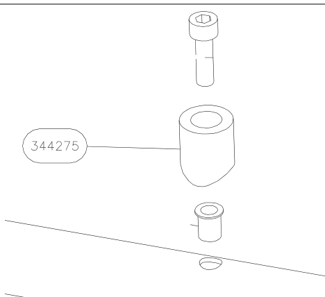 344275 – Door entrance bottom tube (Hanuman) spare part diagram