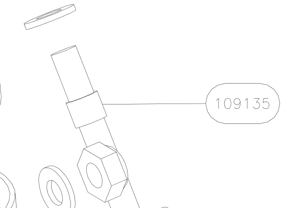 109135 – Fork mobile part (X-Air) spare part diagram