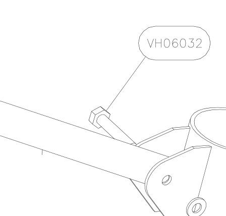 VH06032 – Engine frame (Hanuman) spare part diagram