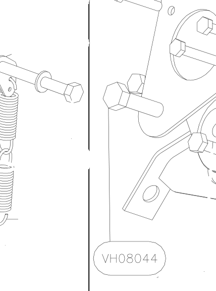 VH08044 – Engine frame (Hanuman) spare part diagram