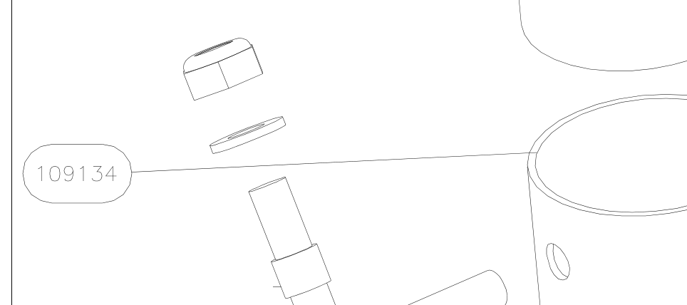 109134 – Fork mobile part (X-Air) spare part diagram