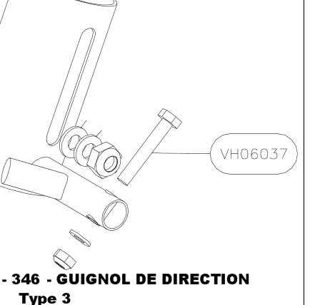 VH06037 – Fork mobile part (Hanuman) spare part diagram