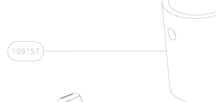 109157 – Fork mobile part (X-Air) spare part diagram