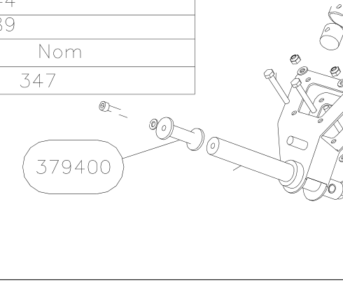 379400 – Undercarriage assy (Hanuman) spare part diagram
