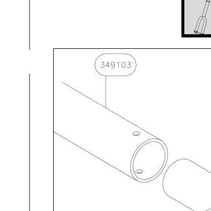 349103 – Stabilizer assy (Hanuman) spare part diagram