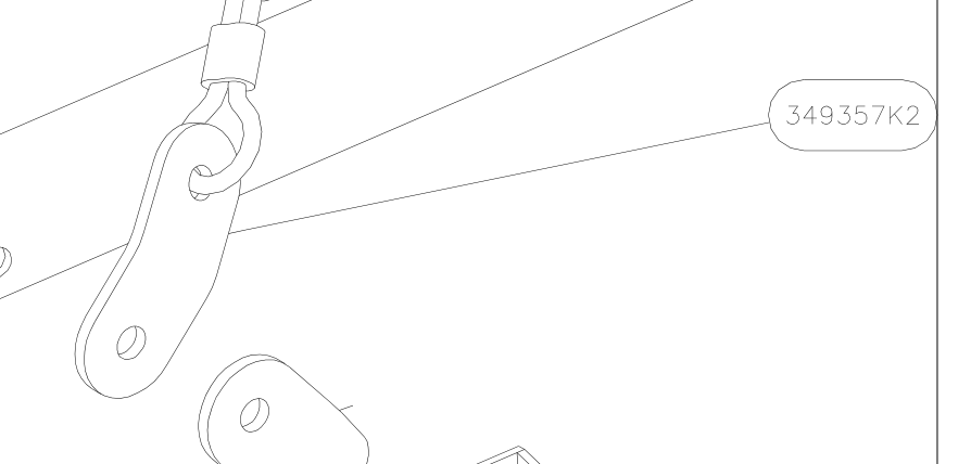 349357K2 – Stabilizer assy (Hanuman) spare part diagram
