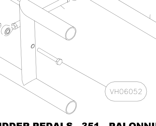 VH06052 – Rudder pedals (Hanuman) spare part diagram