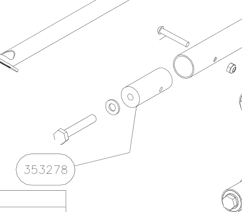 353278 – Cabin entry diagonal tubes (Hanuman) spare part diagram