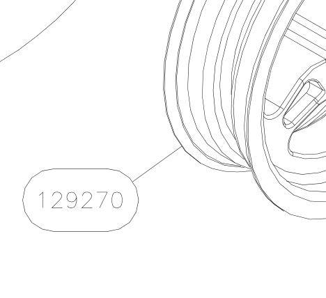 129270 – Front wheel (Hanuman) spare part diagram
