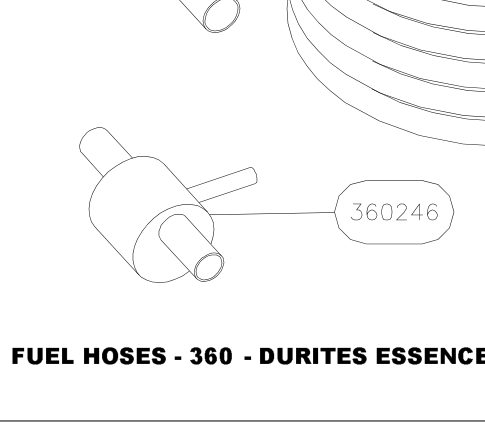 360246 – Fuel hoses (Hanuman) spare part diagram