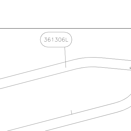 361306L – Lower engine supporting tubes (Hanuman) spare part diagram