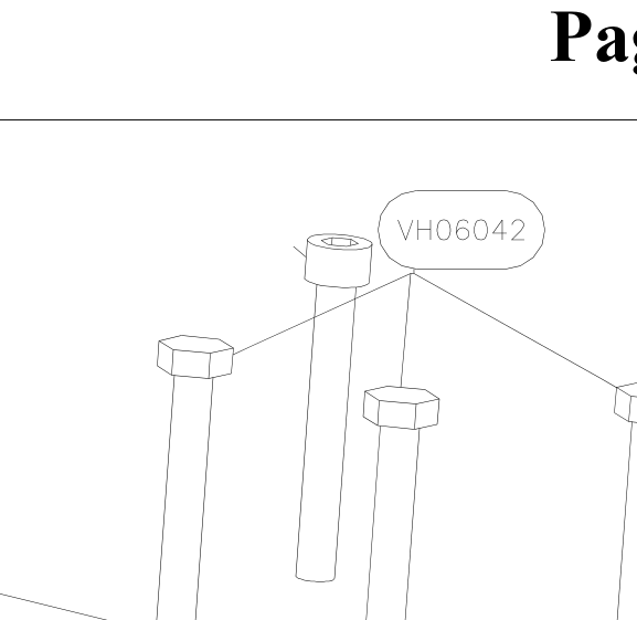 VH06042 – Cabin floor side tube (Hanuman) spare part diagram