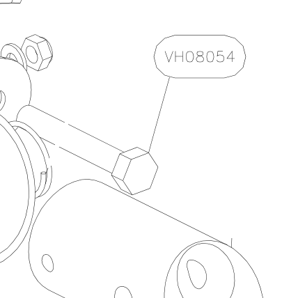 VH08054 – Main axle assy with seat belts (Hanuman) spare part diagram