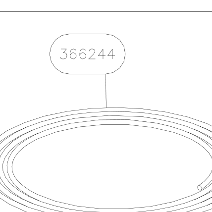 366244 – Brake sleeves and cables (Hanuman) spare part diagram