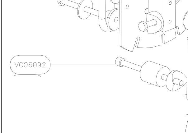 VC06092 – Flap control handle (Hanuman) spare part diagram