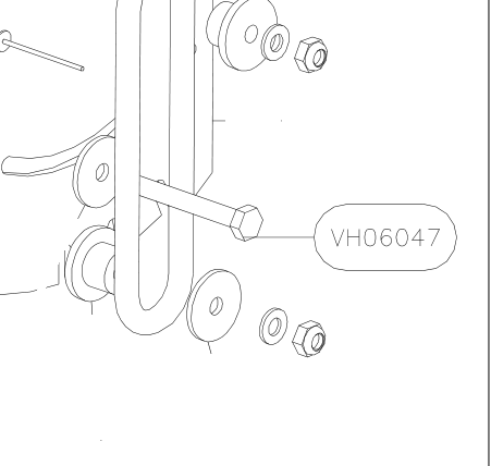 VH06047 – Flap control handle (Hanuman) spare part diagram