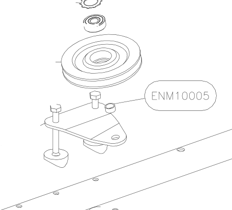 ENM10005 – Cabin top diagonal and side tubes (Hanuman) spare part diagram