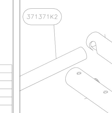 371371K2 – Flaps assy (Hanuman) spare part diagram