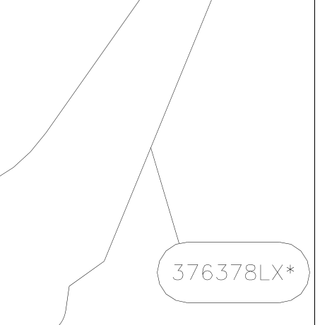 376378L – Pod rear bottom side (Hanuman) spare part diagram