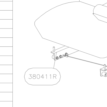 380411R – Seats (Hanuman) spare part diagram