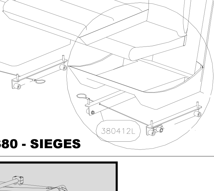 380412L – Seats (Hanuman) spare part diagram