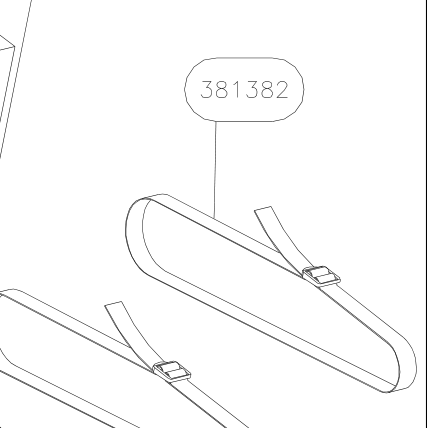 381382 – Fuel tank (Hanuman) spare part diagram