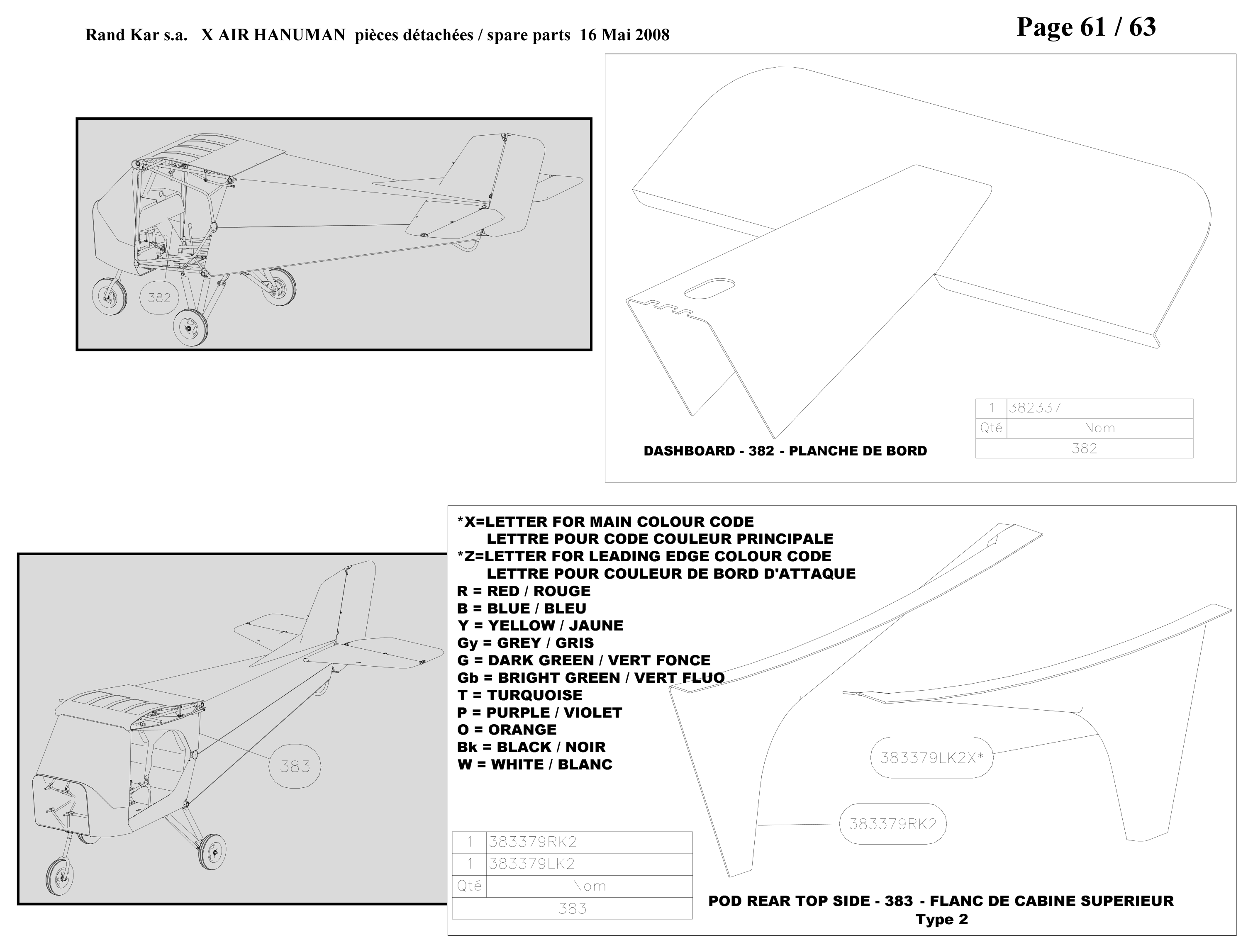 382337 – Dashboard (Hanuman) spare part diagram