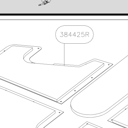 384425R – Firewall (Hanuman) spare part diagram