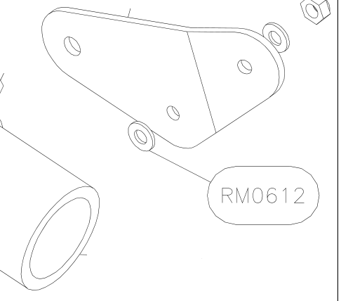 RM0612 – Main axle (X-Air) spare part diagram