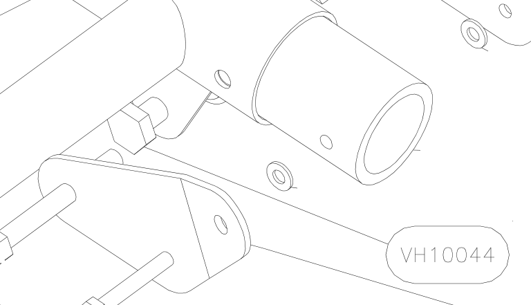 VH10044 – Main axle (X-Air) spare part diagram